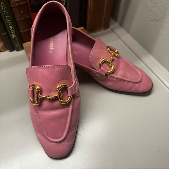 Jeffrey Campbell Shoes - Jeffrey Campbell | Anthropologie | 7.5 | soft pink leather loafers horse bit